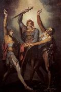 Henry Fuseli Die drei Eidgenossen beim Schwur auf den Rutli oil painting on canvas